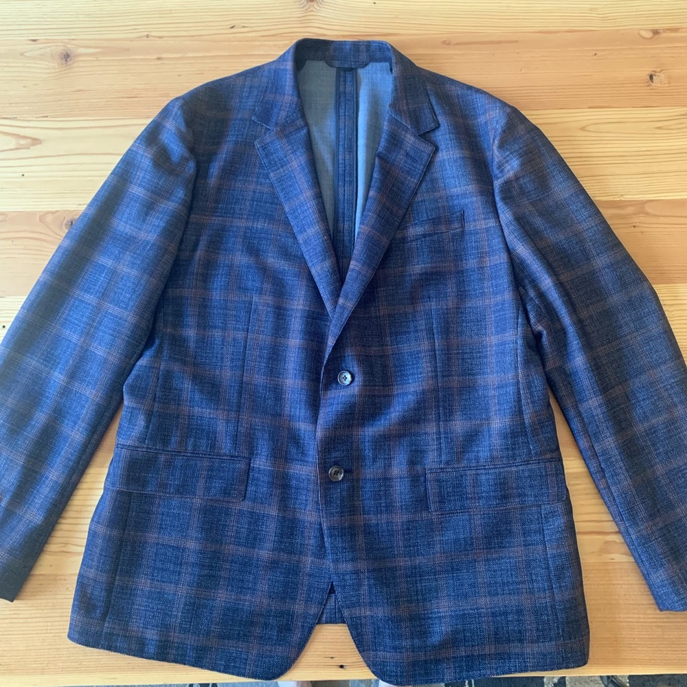 NWOT Bonobos Unconstructed Italian Wool Blazer